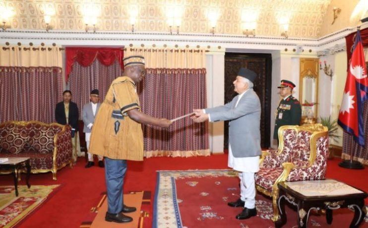 Coopération Burkina Faso – Népal : Présentation des Lettres de créance de l’ambassadeur Désiré Boniface SOME Coopération Burkina Faso – Népal : Présentation des Lettres de créance de l’ambassadeur Désiré Boniface SOME