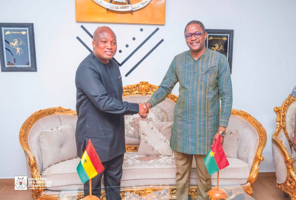 Coopération Burkina-Ghana: le chef de la diplomatie ghanéenne en visite à Ouagadougou
