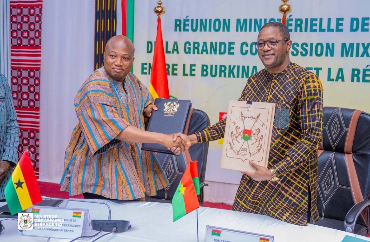Coopération Burkina – Ghana : 7 accords signés