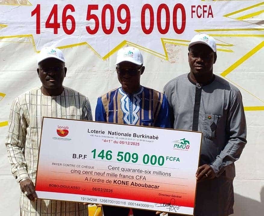 LONAB : Aboubacar Koné remporte plus de 146 millions FCFA à Bobo-Dioulasso