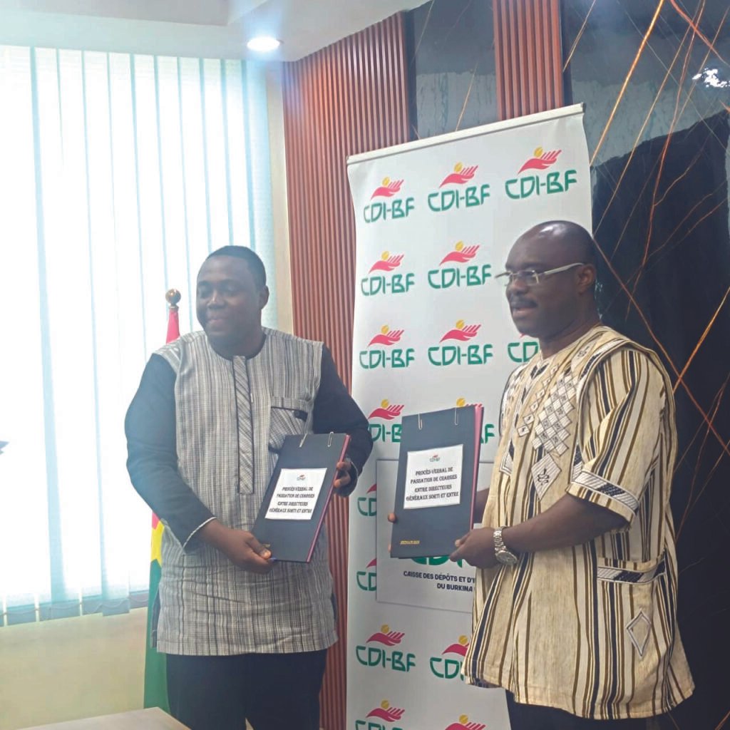 Caisse des dépôts et d’investissements: le nouveau directeur général, Askadar Housmane Sanou prend fonction